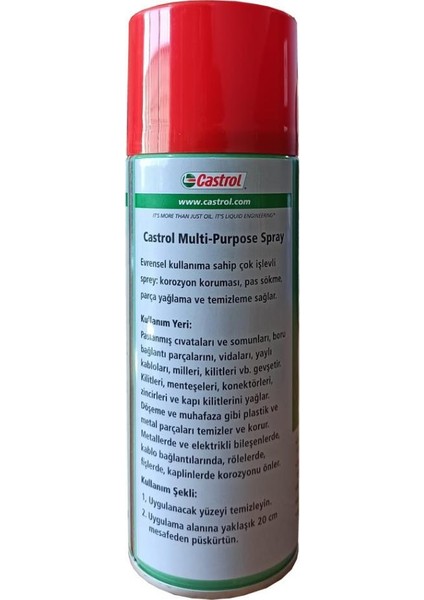 Multi Purpose Sprey, Çok Amaçlı Temizleme Spreyi, 400 ml