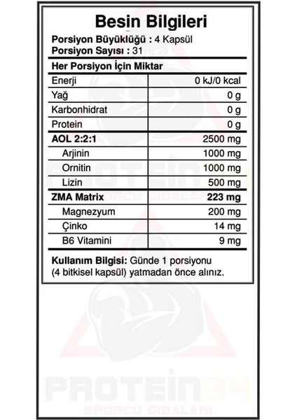 Bigjoy Aol+Zma 124 Kapsül