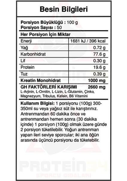 Big Mass +Gh Factors 5000 Gr Çikolata