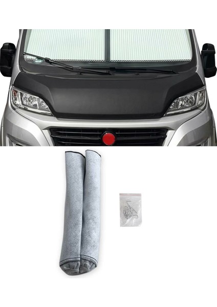 Fiat Ducato 2003-2006 Siyah Kaput Maskesi