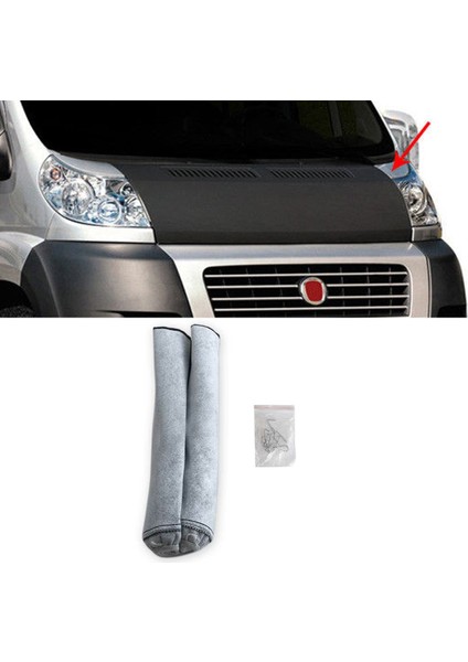 Peugeot Boxer 1997-2002 Siyah Kaput Maskesi