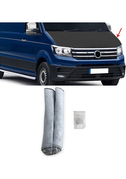 Volkswagen Crafter 2018+ Siyah Kaput Maskesi