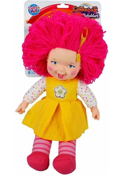 Dollz'n More Gökkuşağı Bebekleri 45 Cm. - Pembe Saçlı