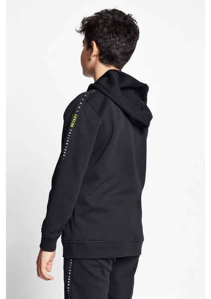 Siyah Çocuk Kapüşonlu Sweatshirt 22B-3113 modelleri
