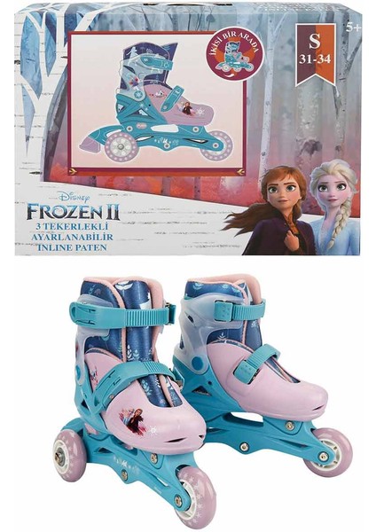 Frozen 3 Tekerlekli Ayarlanabilir Paten(31-34) modelleri
