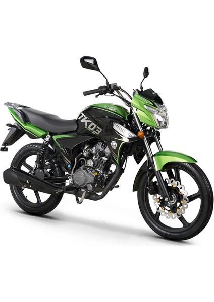 TK03 Yeşil Motorsiklet