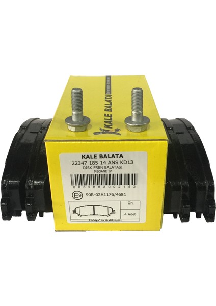 Ön Fren Balatası Renault Espace Scenic Megane Kadjar Talisman / Nissan Qashqai X-Trail Uyumlu 22347 185 14 Ans KD13 Oem 410606124R 410606808R D40604EA0A 410604EA0A indirimleri
