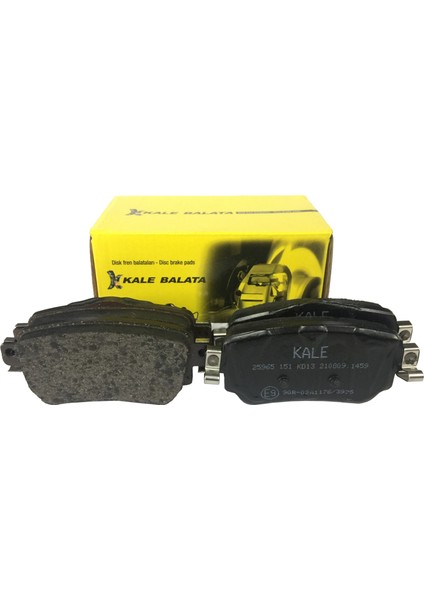 Arka Fren Balatası Renault Kadjar Koleos / Nissan Qashqai X-Trail Uyumlu 25965 151 05 Ans KD13 Oem D40604EA0A 440606633R 440605889R 440606633R