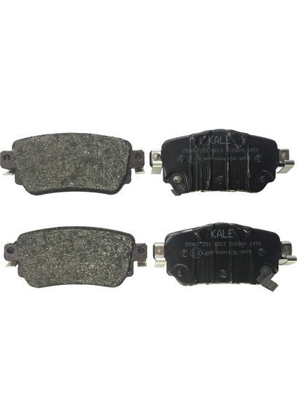 Arka Fren Balatası Renault Kadjar Koleos / Nissan Qashqai X-Trail Uyumlu 25965 151 05 Ans KD13 Oem D40604EA0A 440606633R 440605889R 440606633R fiyatları
