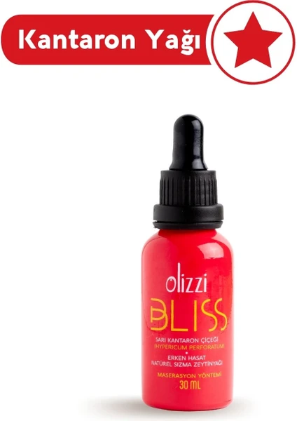 Bliss Kantaron Yağı - Sarı Kantaron Çiçeği Natürel Sızma Zeytinyağı 30 ml