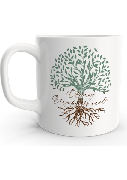 Hayat Ağacı Tree Of Life Isme Kişiye Özel Ağaç Tasarımlı Kupa Bardak