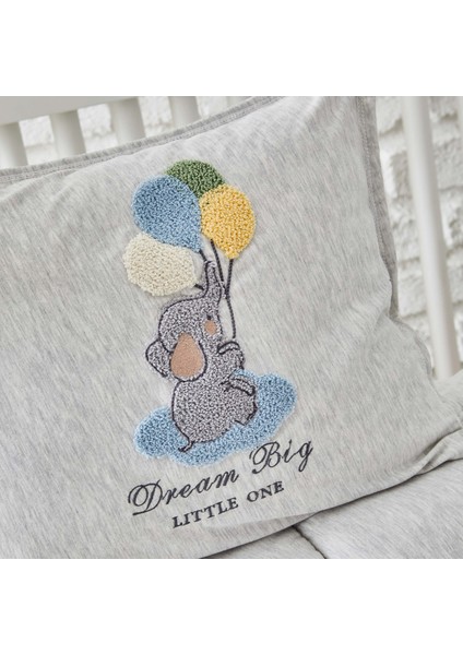 Softy Dream Big Açık Gri Bebek Cotton Comfort Set modelleri