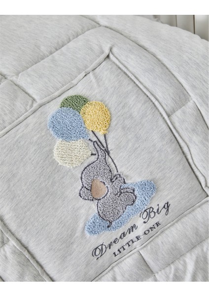 Softy Dream Big Açık Gri Bebek Cotton Comfort Set fırsatları