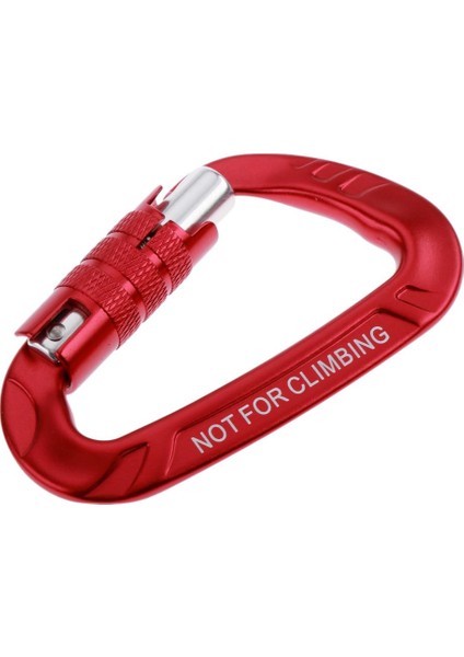12KN Büküm Kilitleme Alüminyum Karabina Hamak Asılı Backapck Kanca Şarap Kırmızı (Yurt Dışından)