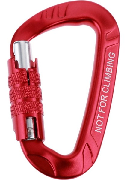 12KN Büküm Kilitleme Alüminyum Karabina Hamak Asılı Backapck Kanca Şarap Kırmızı (Yurt Dışından) fiyatları