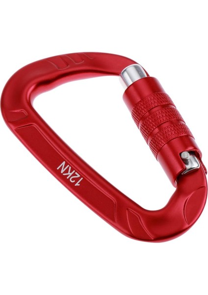 12KN Büküm Kilitleme Alüminyum Karabina Hamak Asılı Backapck Kanca Şarap Kırmızı (Yurt Dışından) modelleri