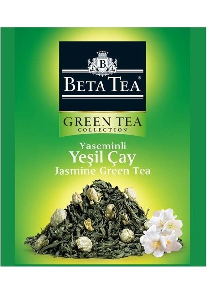 Beta Tea Beta Jasmine Green Bardak Poşet 20 Adet (Yaseminli Yeşil Çay)