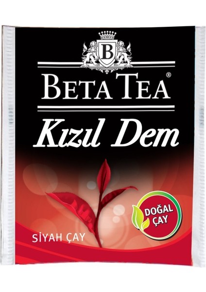 Beta Kızıl Dem Türk Çayı Bardak Poşet 100 x 2 GR