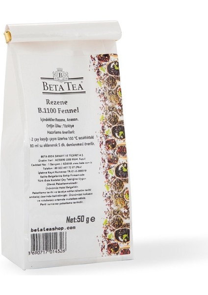 Beta Tea Rezene Çayı 50 gr