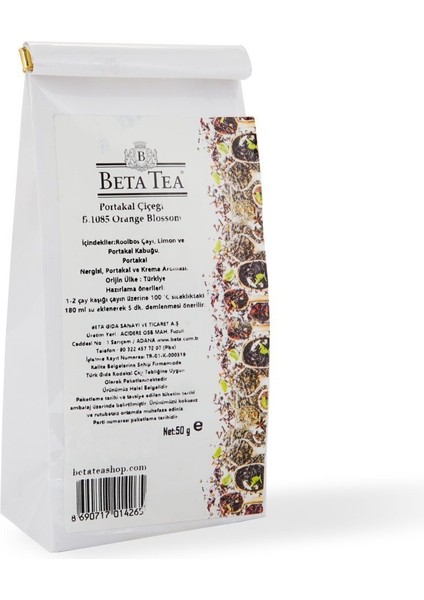 Beta Tea Orange Blossom (Rooibos) Çayı 50 gr