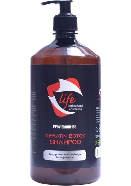 Professional Keratinli ve Tuzsuz Saç Şampuan   1000 ml