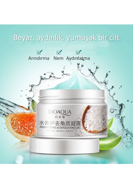 Pirinçli Yüz Peelingi 140 gr Aydınlatıcı Etki, Karma Ciltler için Leke Karşıtı fırsatları