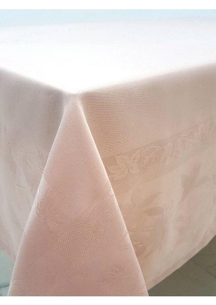 Çınar Lüx Jakar Bambu Kumaş Pudra Masa Örtüsü Dikdörtgen 160x220 cm - 1058 modelleri