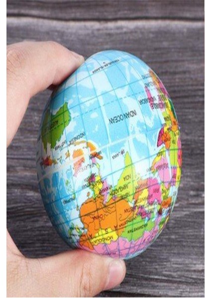Dünya Haritalı 6'lı Stres Topu Dinlendirici Egzersiz Dünya Atlası fiyatları