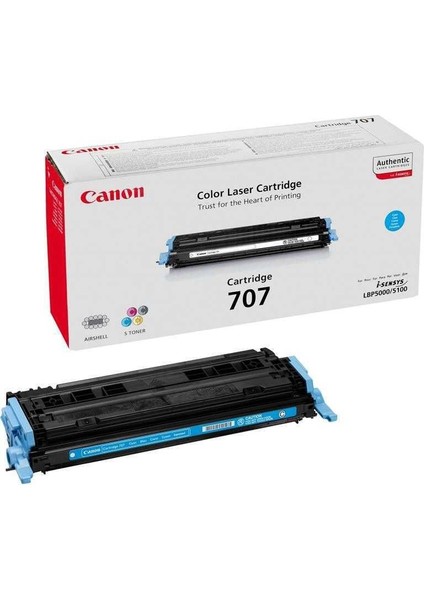 CRG-707 Orjinal  Mavi Toner Canon I-Sensys LBP-5000