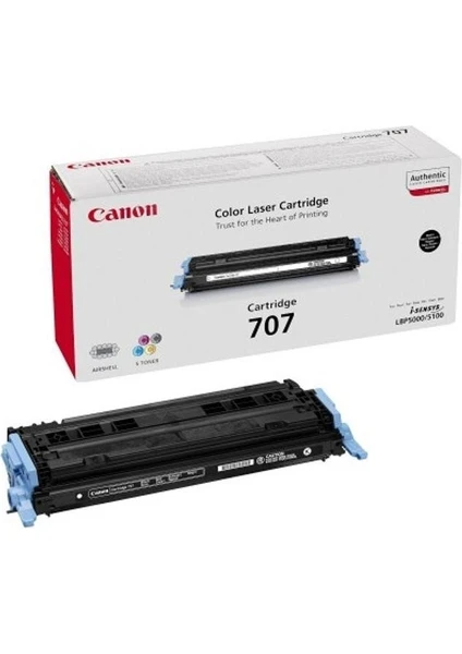 CRG-707 Orjinal Siyah Toner Canon I-Sensys LBP-5000