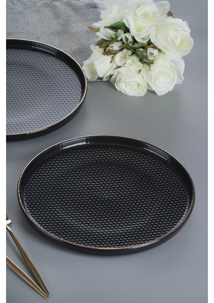 Nordic Trend Black Servis Tabak - 26 cm