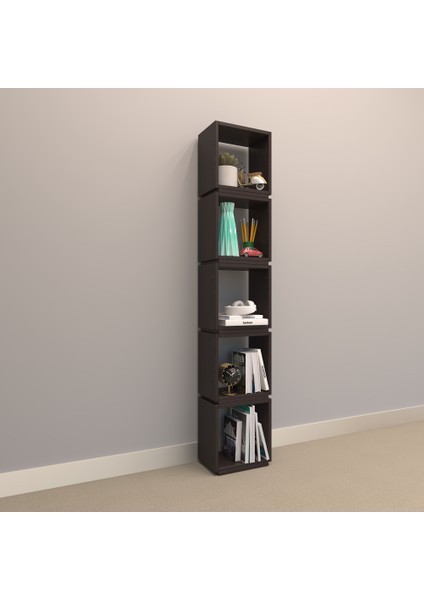 Periskop Suntalam Kitaplık ( 32 x 167 cm ) Wenge ( Mat )