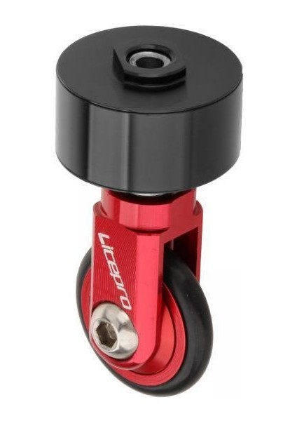 2x Katlanır Bisiklet 33.9mm Seatpost Için Kolay Tekerlek Silindiri Takılı (Yurt Dışından)
