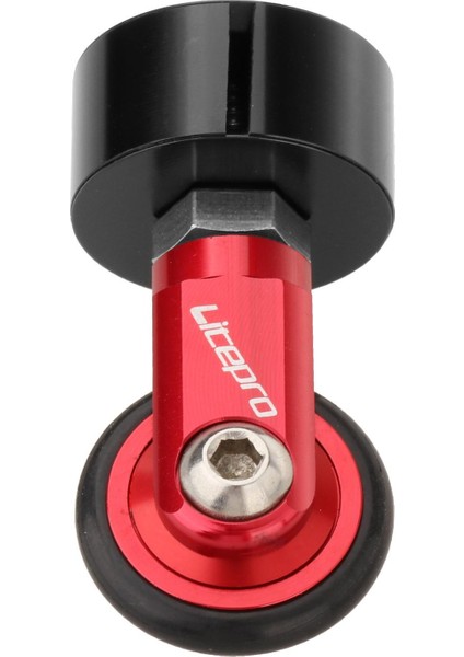 2x Katlanır Bisiklet 33.9mm Seatpost Için Kolay Tekerlek Silindiri Takılı (Yurt Dışından)