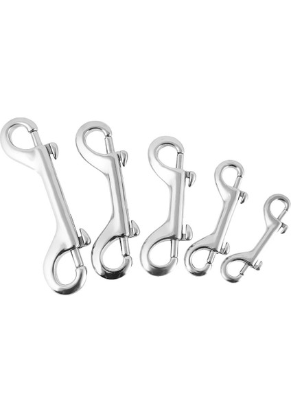 Çok Boyutlu Paslanmaz Çelik Dalış Çift End Cıvata Yapış Toka Metal Klip Gümüş 100MM (Yurt Dışından) modelleri