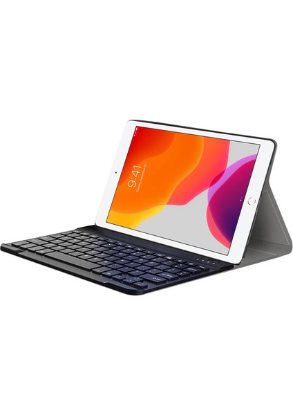 iPad 7.nesil 10.2 Inch 2019 Bluetooth Klavyeli Standlı Kılıf - Bkk4