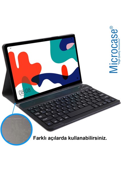 Huawei Matepad 10.4 Inch BAH3-W09 Bluetooth Klavyeli Standlı Kılıf - Bkk4 indirimleri