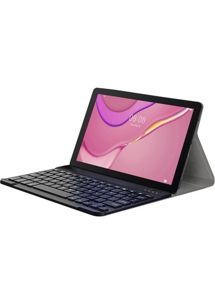 Huawei Matepad T10S 10.1 Inch Bluetooth Klavyeli Standlı Kılıf - Bkk4
