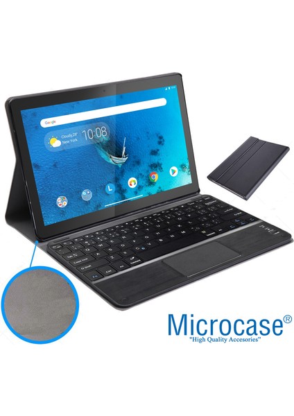 Lenovo Tab M10 TB-X505L X505F 10.1 Inch Bluetooth Touchpad Klavye + Standlı Kılıf - Bkk5 modelleri
