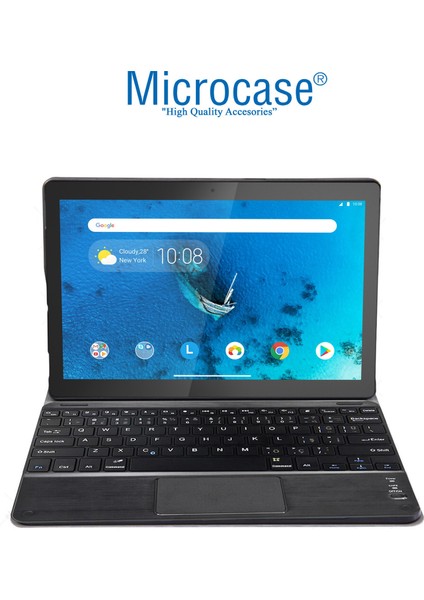 Lenovo Tab M10 TB-X505L X505F 10.1 Inch Bluetooth Touchpad Klavye + Standlı Kılıf - Bkk5 fırsatları
