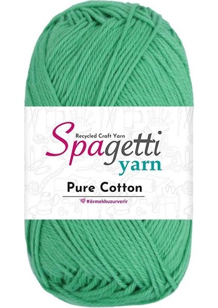Pure Cotton Deniz Yeşil El Örgü Ipliği