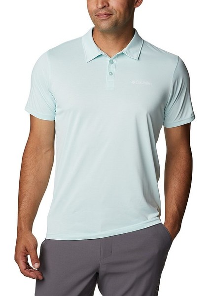 Hike Polo Erkek Kısa Kollu Polo Yaka Tişört Su Yeşili AO3614-329