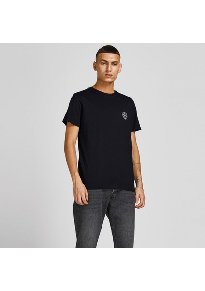 Knit Erkek Siyah T-Shirt 12205022.CN10