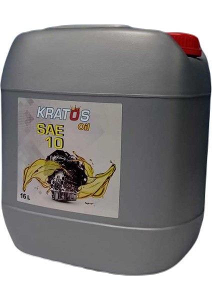 Kratos Sae 10 Ince Makine Yağı 16 Litre (Üretim Yılı: 2022)