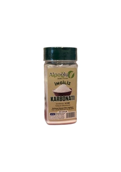 İngiliz Karbonatı Sodyum Bikarbonat 200 gr