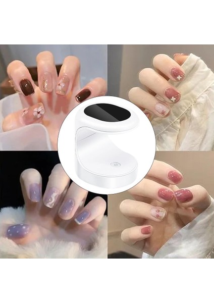 Tırnak Kurutucu Parmak Çiviler Sanat Aracı UV Jel Lehçe Ev Ofis Siyah İçin LED Tırnak Lambası (Yurt Dışından) fırsatları