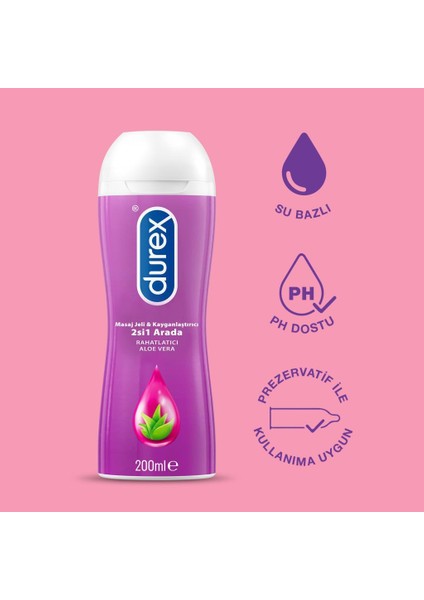 Karşılıklı Zevk Prezervatif 20'li + Aloe Vera Masaj Jeli 200 ml
