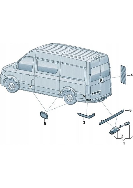 Volkswagen Crafter Yan Etek Sinyali 2017 Sonrası 7C3945061B