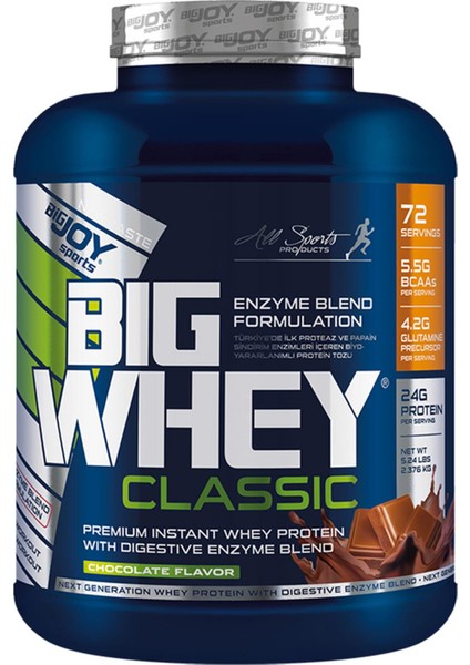 Bigjoy Big Whey Classic Whey Protein 2376 gr Çikolata