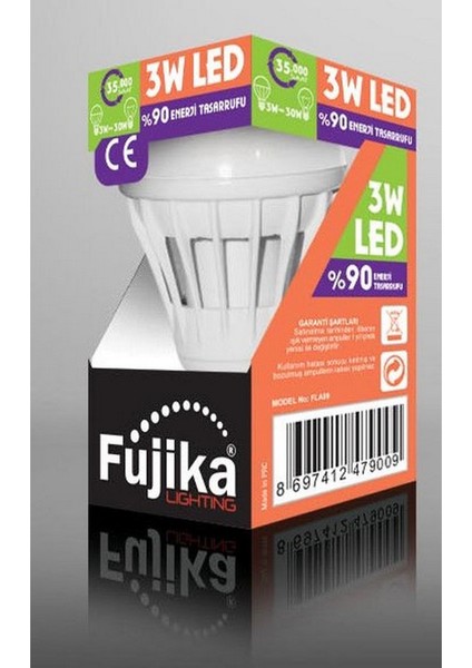 3W E14 LED Ampul Beyaz